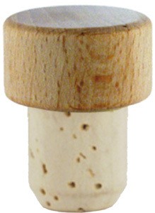 Holzgriffkork Scheibe natur 23mm