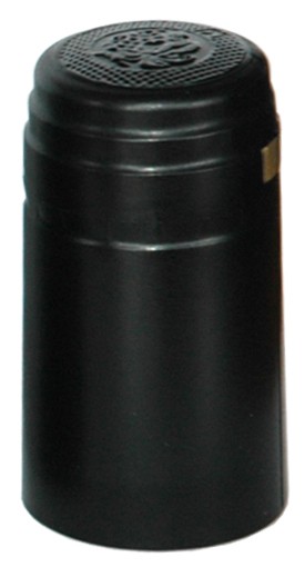 Schrumpfkappe 31x60mm schwarz