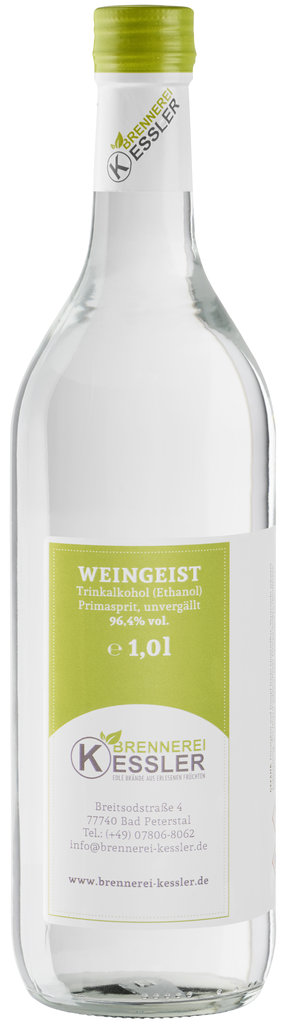 Brennerei Kessler - Weingeist Ethanol Primasprit Neutralalkohol